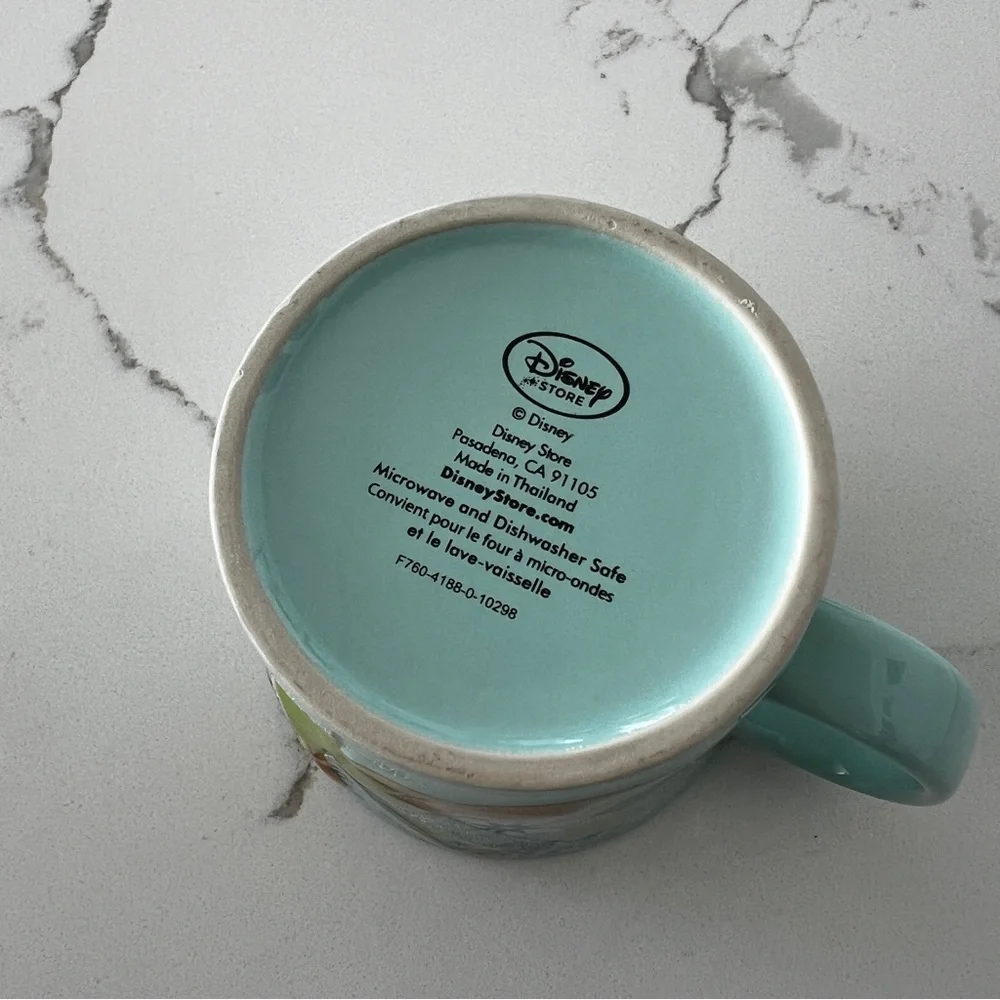 LIKE NEW Disney Tinkerbell Mug with Blue Interior - Picture 4 of 6